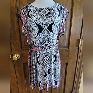 INC International Concepts Sz S White Black Coral P2P 16 w 26 L 20